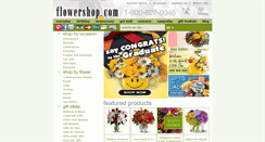 Desktop Screenshot of flowershop.com