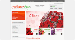 Desktop Screenshot of flowershop.sk